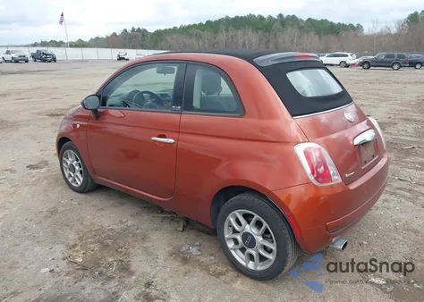 2013 Fiat 500C Pop из США, поврежденный, VIN 3C3CFFDR6DT512169
